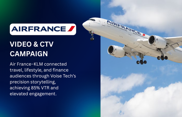 Elevating Air France–KLM’s Brand Affinity with a Data-Led, Multi-Screen Video Strategy